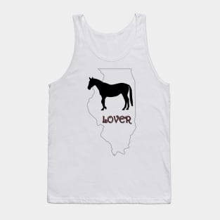 Illinois Horse Lover Gifts Tank Top